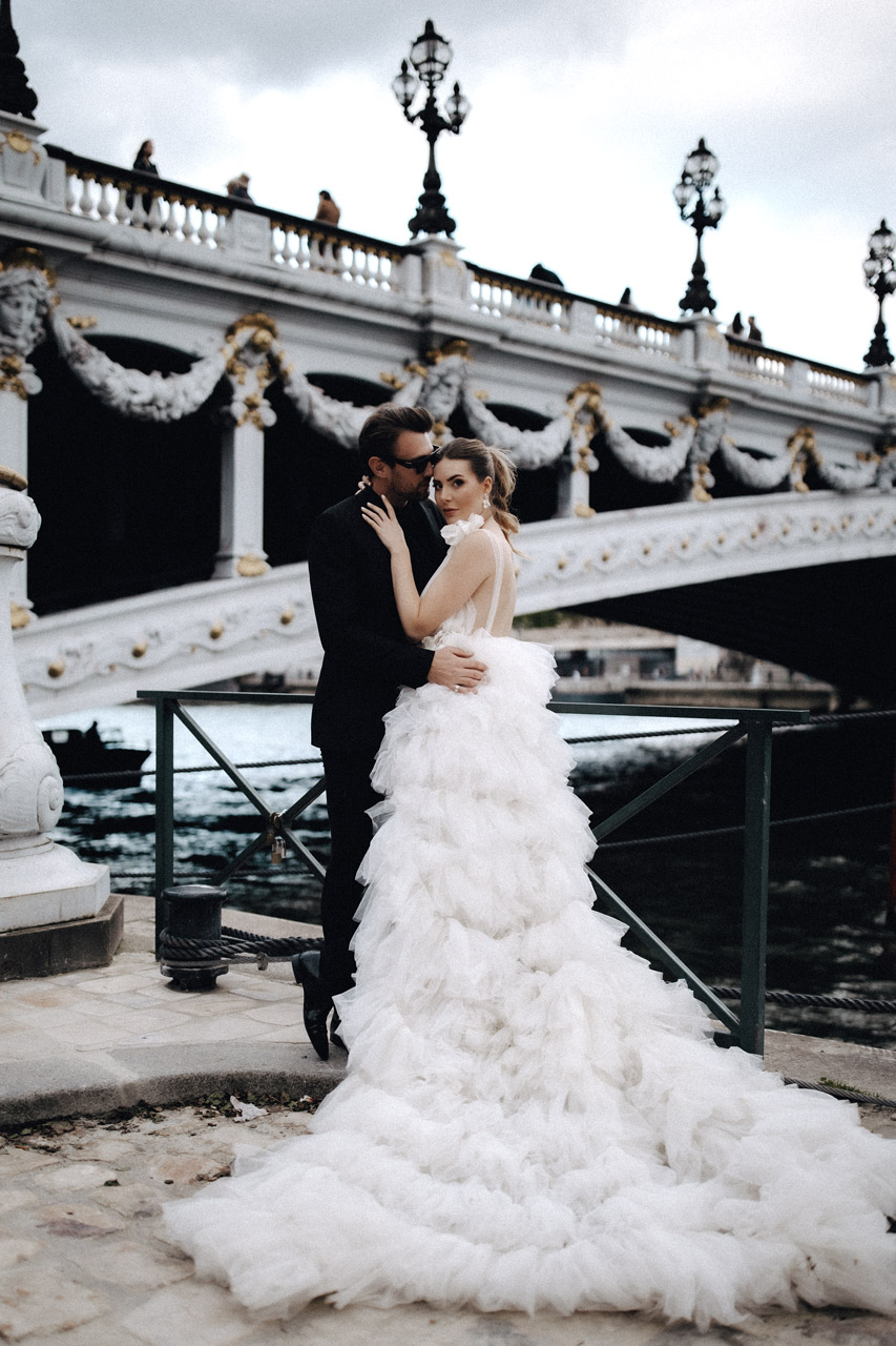 Hochzeitsfotos im Sommer in Paris Hochzeitsfotograf Lichtbildlars Vechta